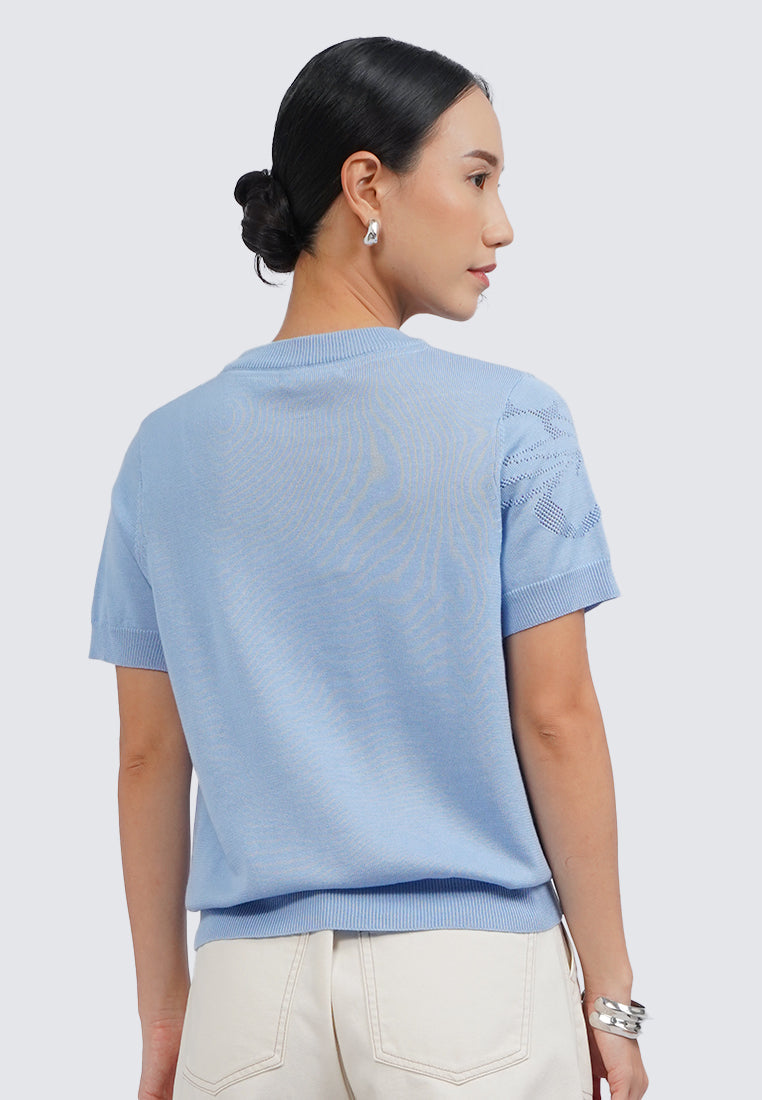 Short Sleeve Knit Top