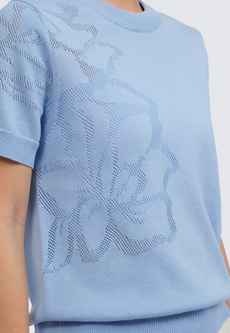 Short Sleeve Knit Top
