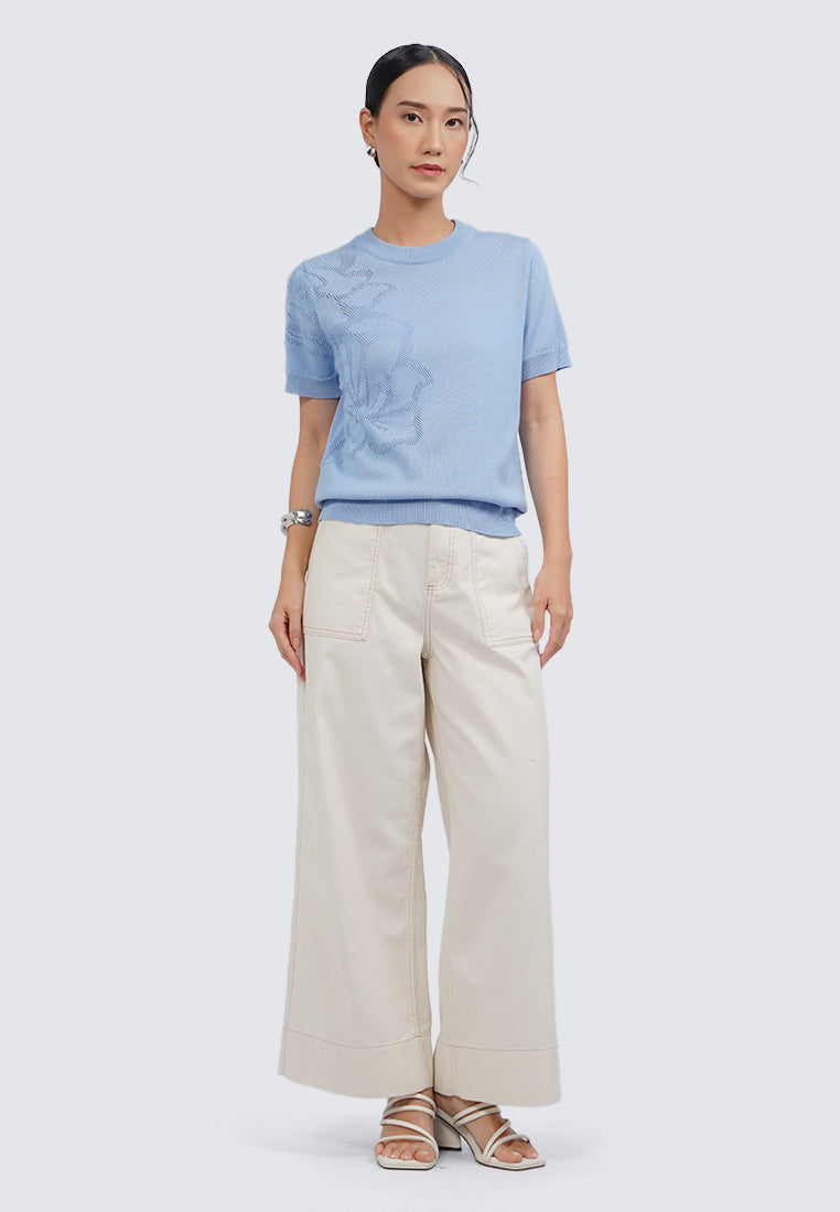 Short Sleeve Knit Top