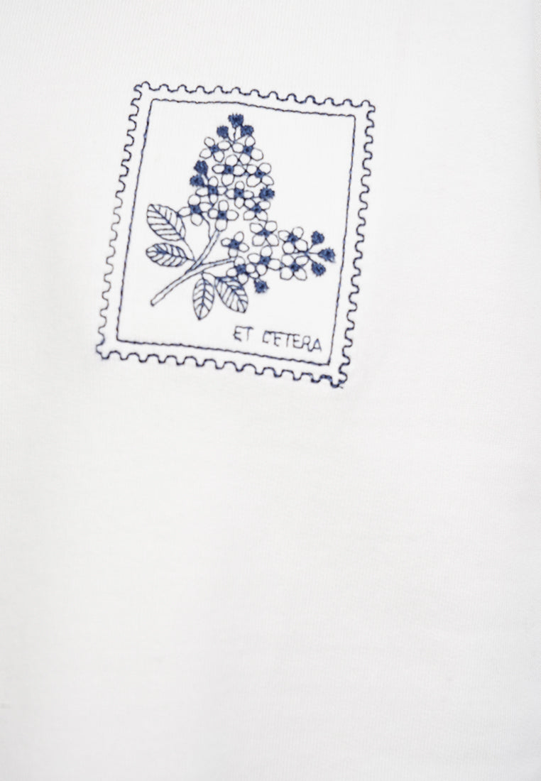 Embroidery Short Sleeve T-Shirt