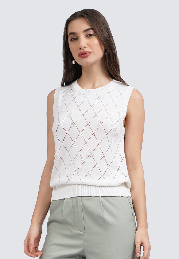 Sleeveless Knit Top