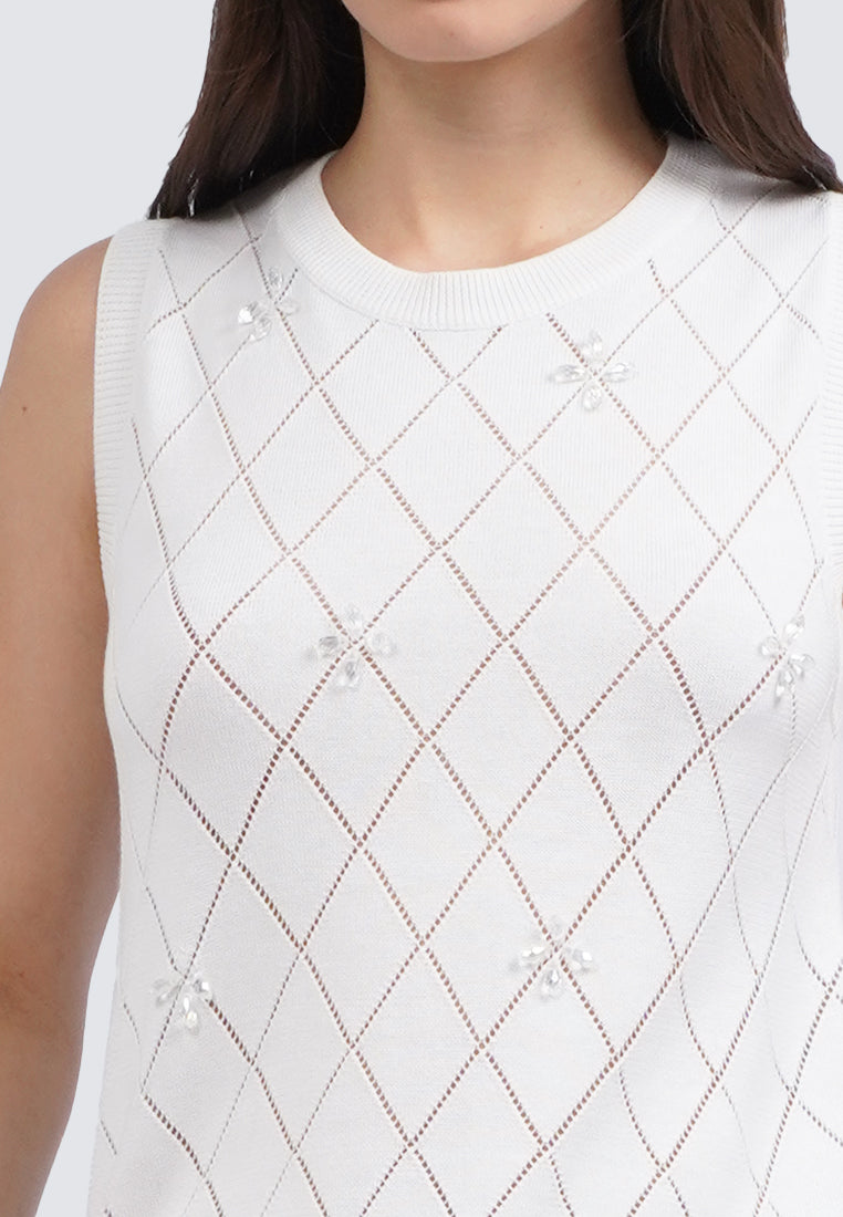 Sleeveless Knit Top