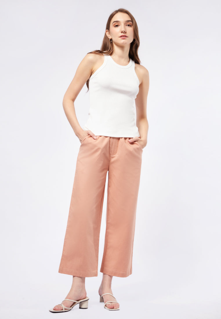 Fitted Sleeveless Knit Top