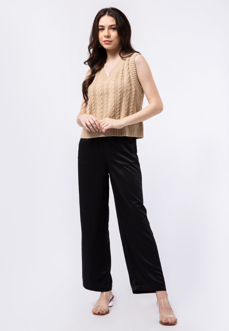 Textured Knit Vest