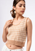 Printed Knit Vest