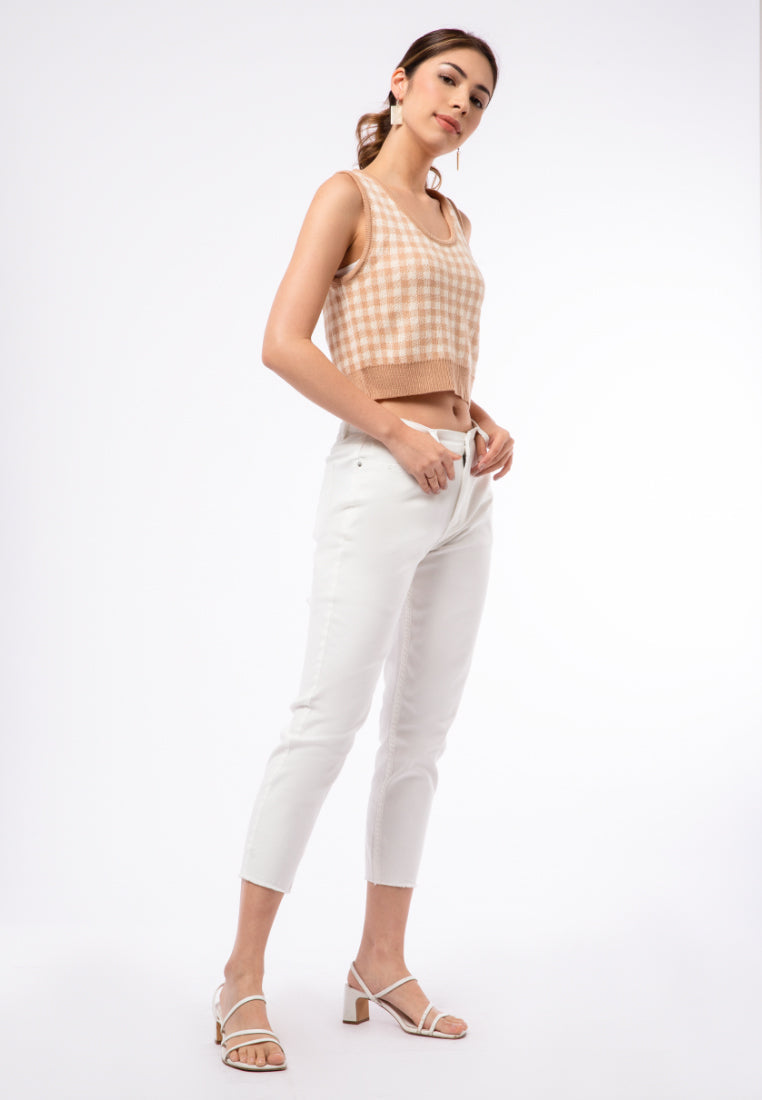 Printed Knit Vest