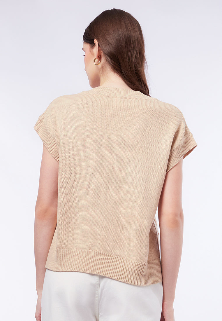 Boxy Fit Knit Vest