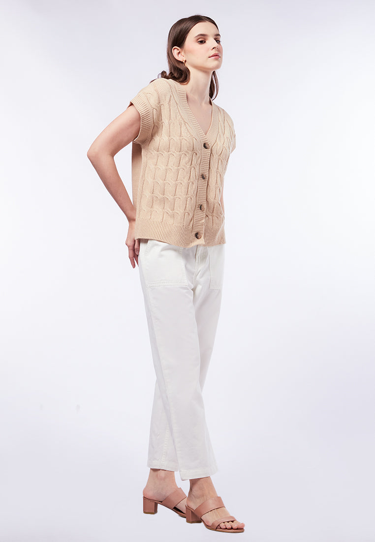 Boxy Fit Knit Vest
