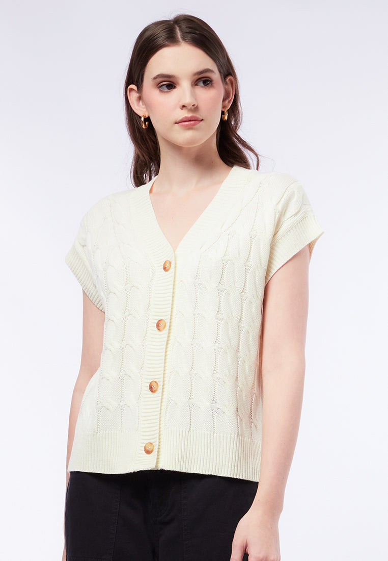 Boxy Fit Knit Vest