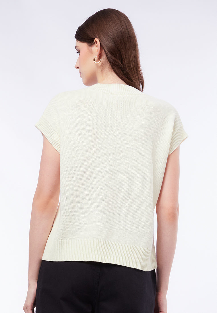 Boxy Fit Knit Vest