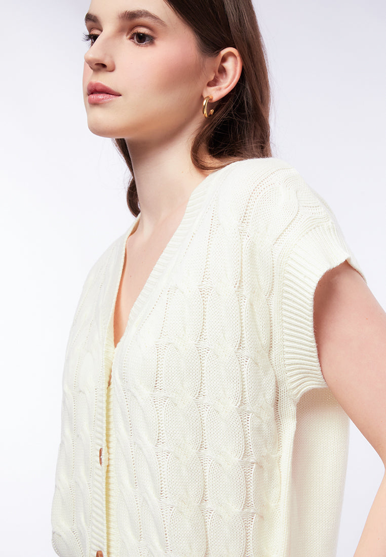 Boxy Fit Knit Vest
