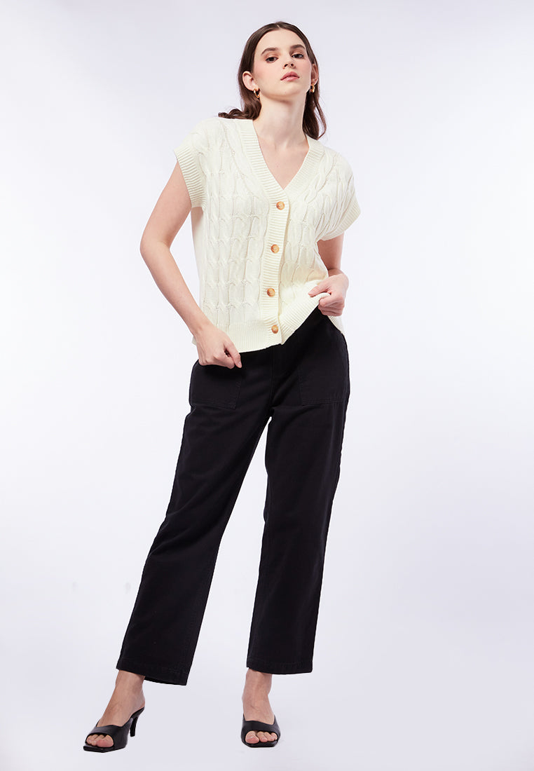 Boxy Fit Knit Vest