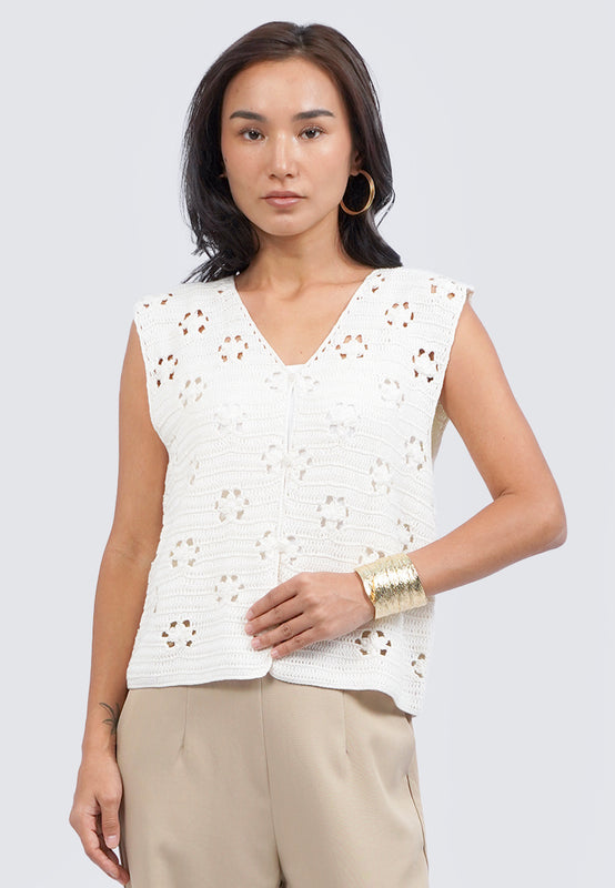 Regular Fit Knitted Vest