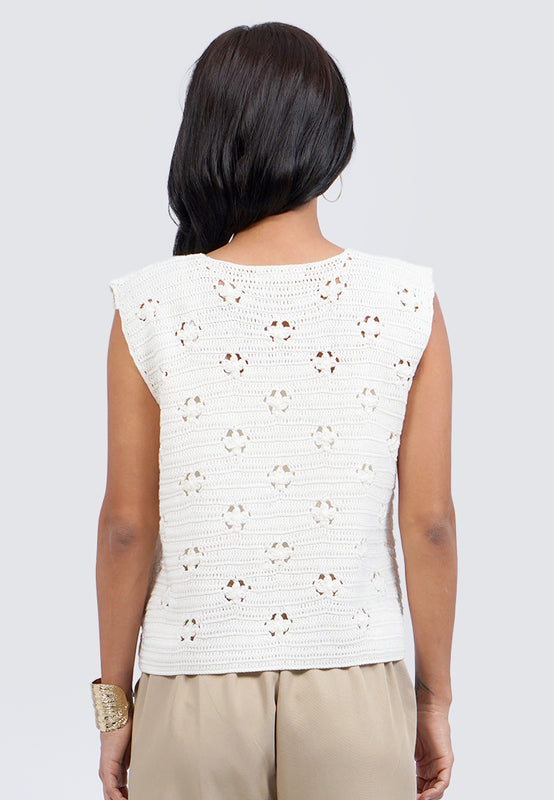 Regular Fit Knitted Vest