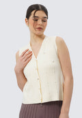 V-Neck Knit Vest