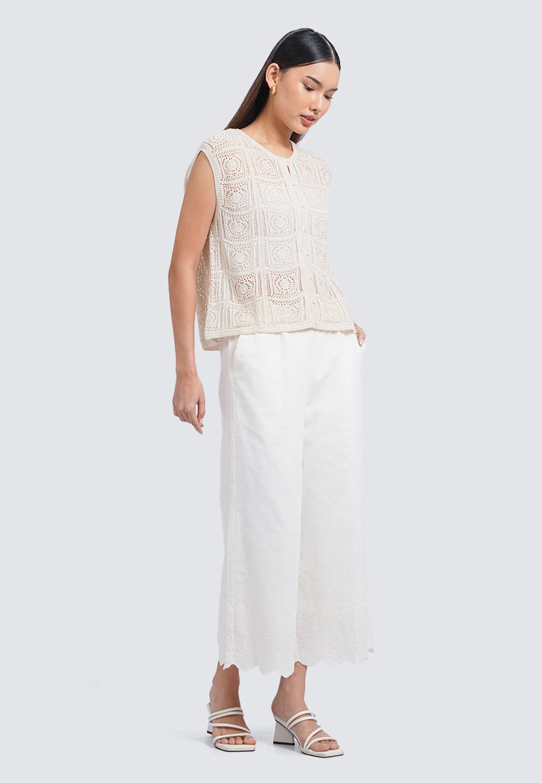 Round Neck Knit Vest