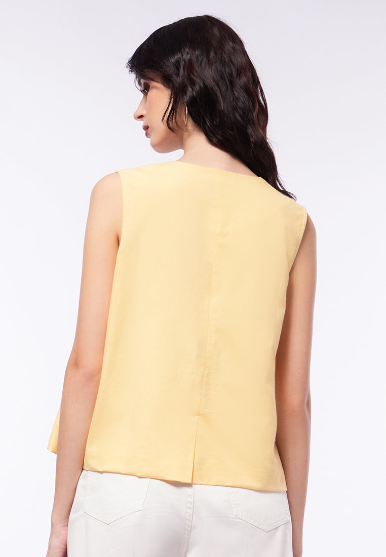 Regular Fit Plain Vest