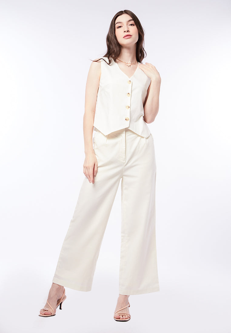 Fitted Crop Vest
