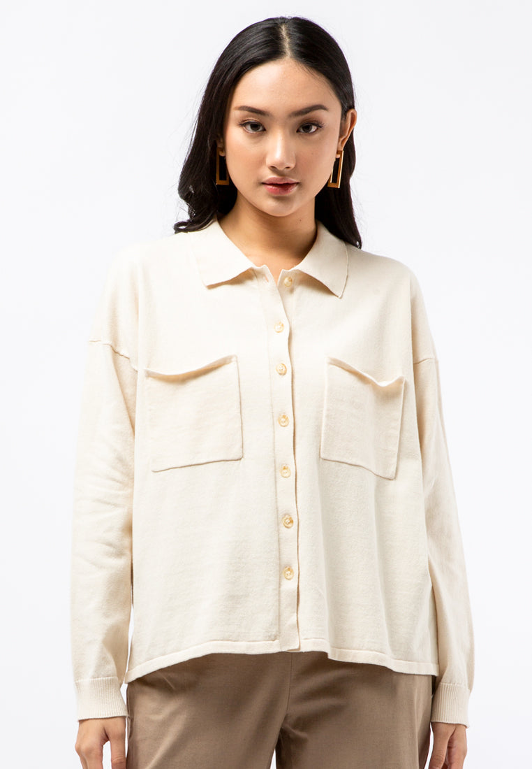 Loose Knit Long Sleeve Top