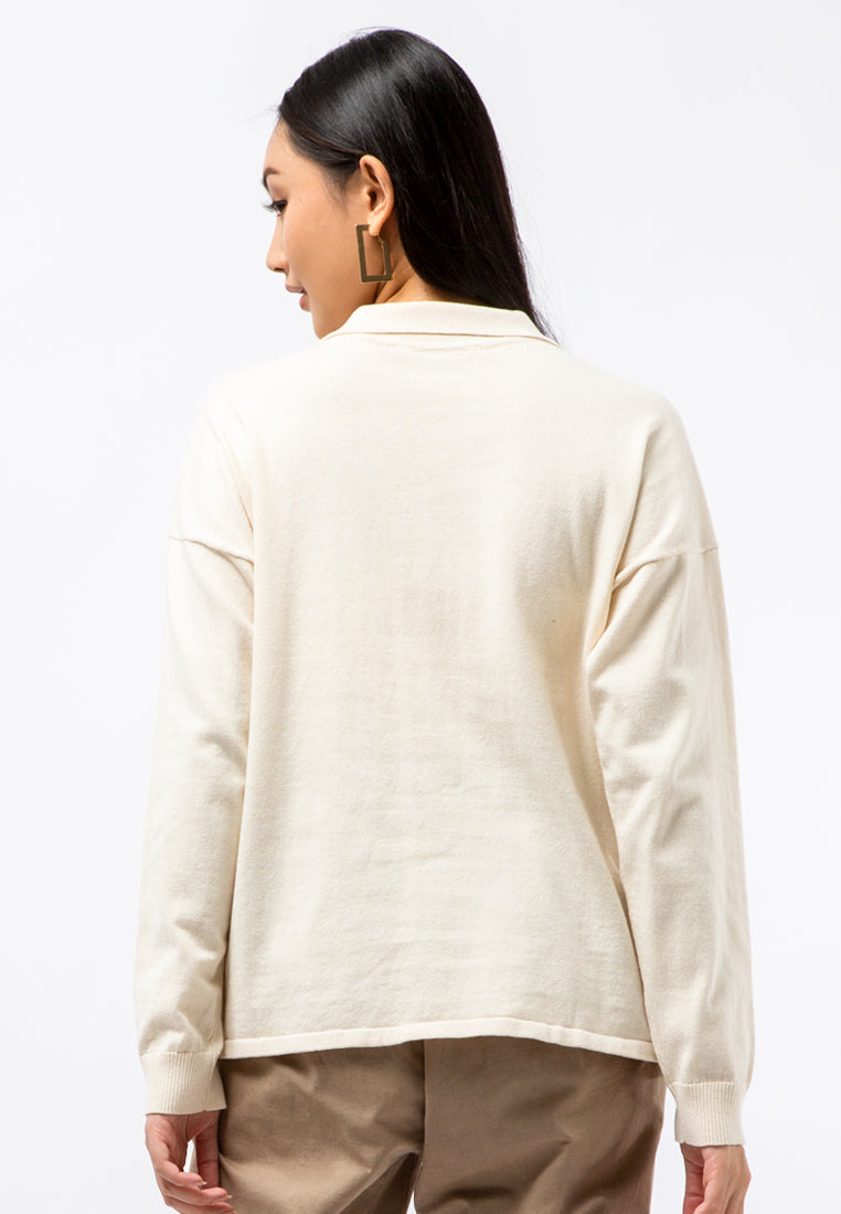 Loose Knit Long Sleeve Top