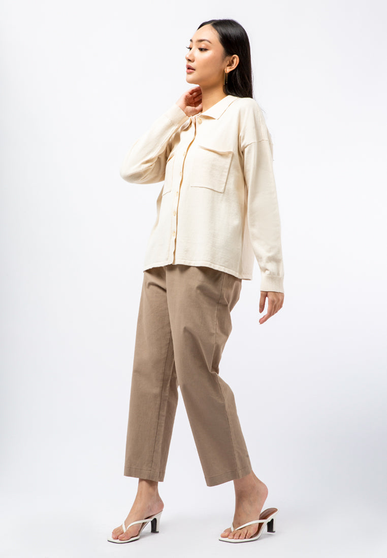 Loose Knit Long Sleeve Top