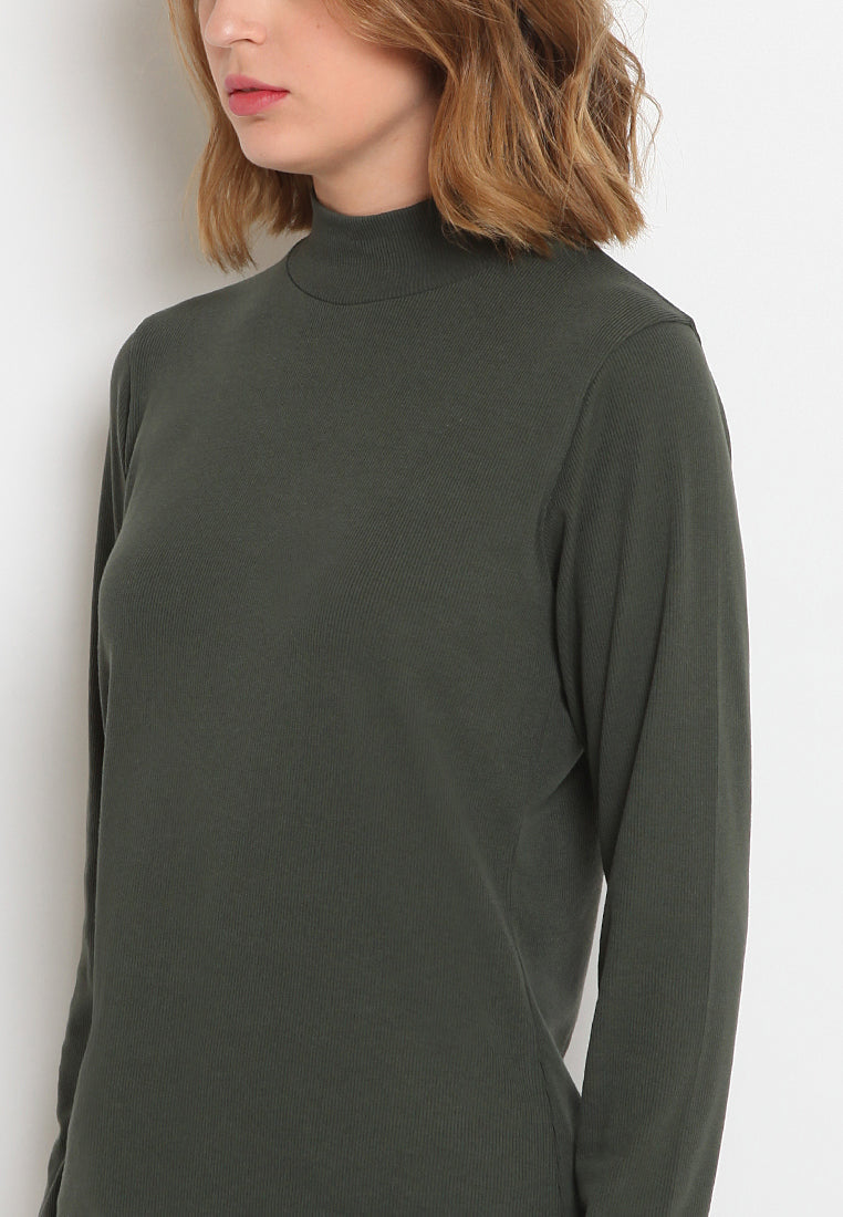 Mock Neck Blouse