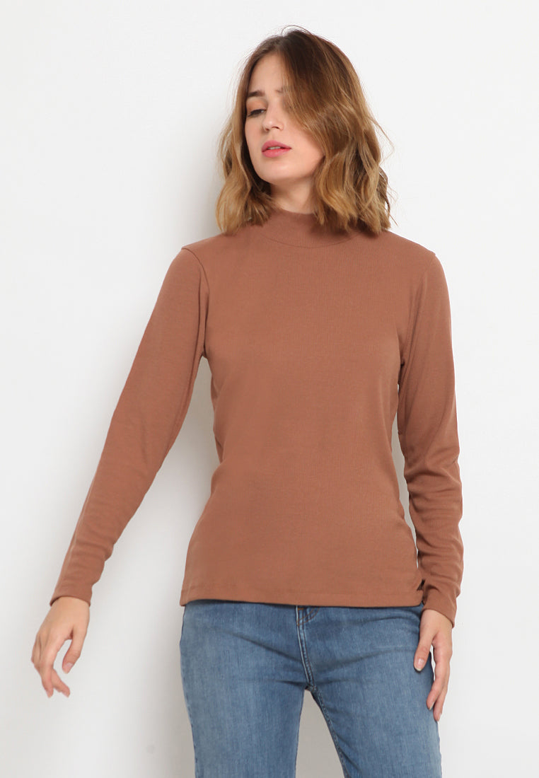 Mock Neck Blouse