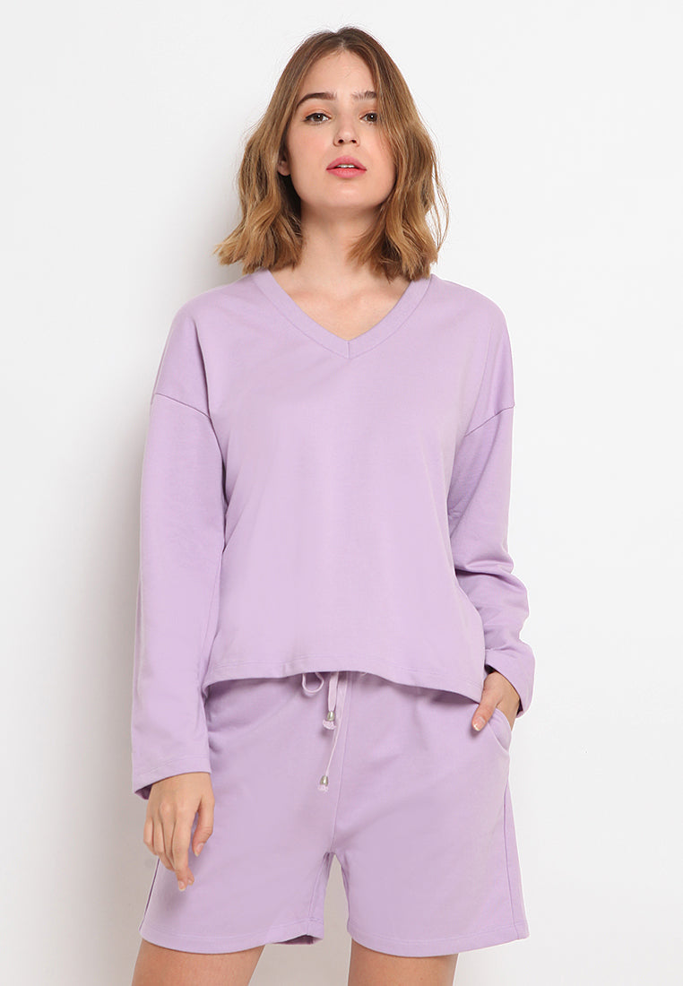 V-neck Sweatshirt