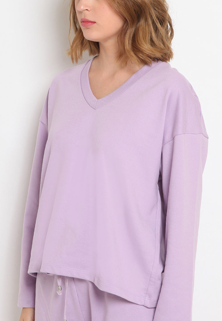 V-neck Sweatshirt