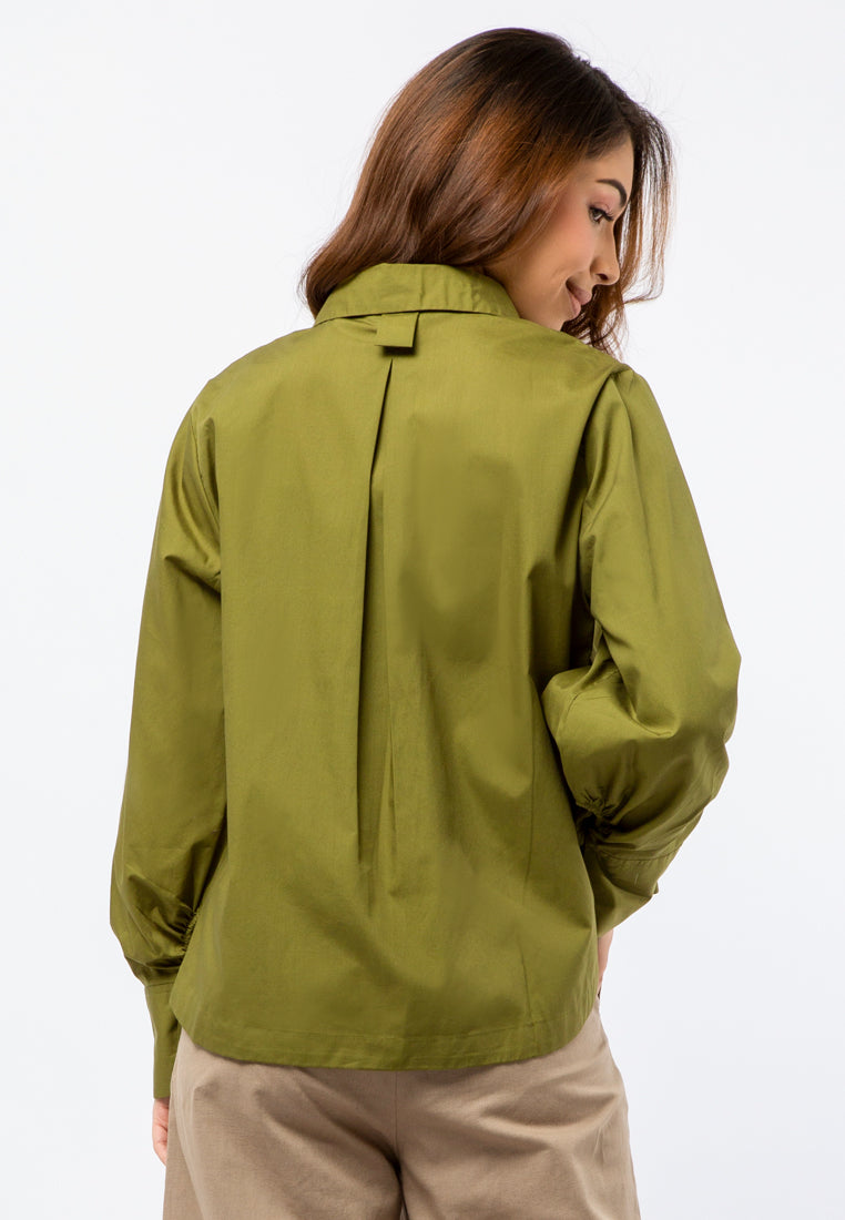 Long Sleeve Crop Shirt