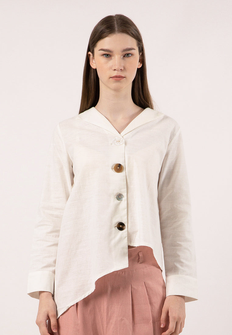 Assymetric Hemline Blouse