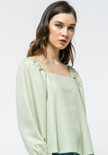 Square Neckline Blouse