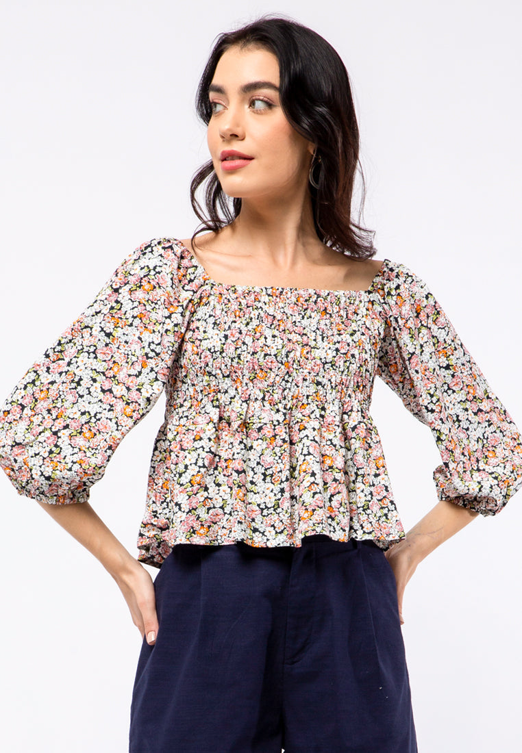 Ruched Crop Top