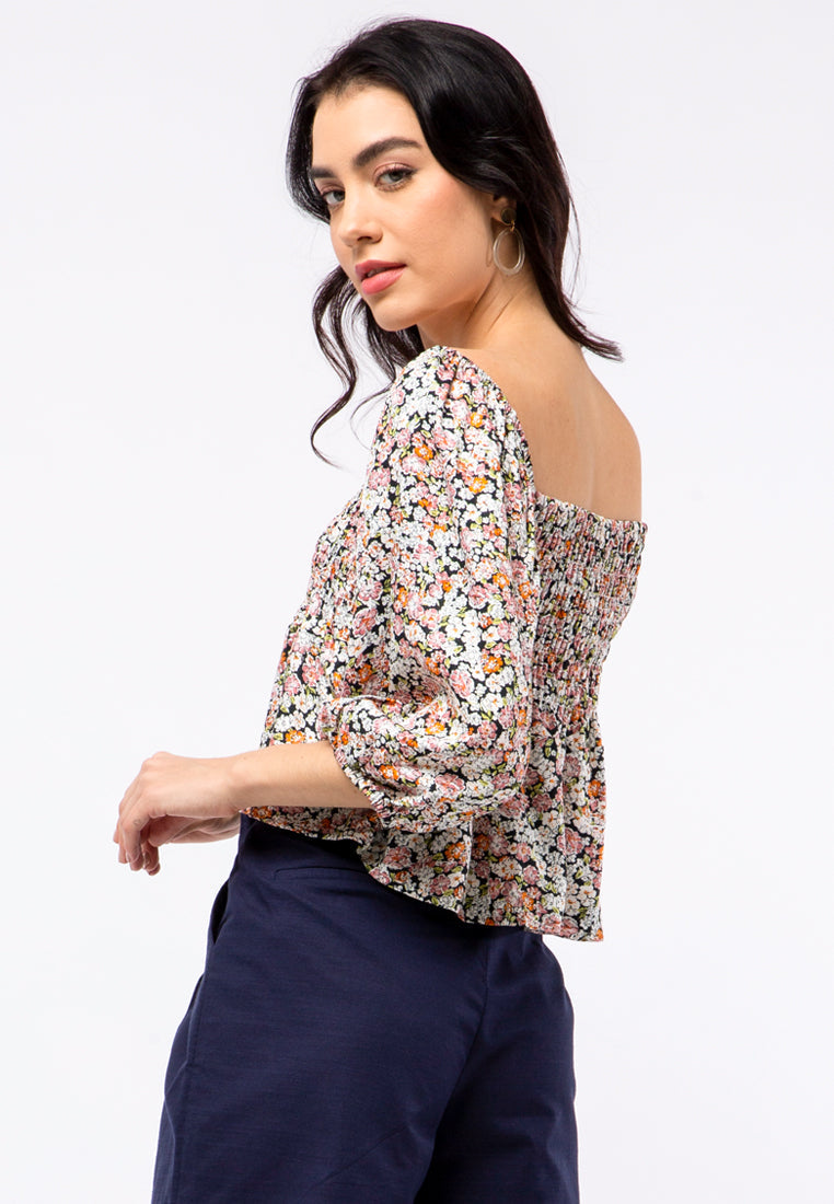 Ruched Crop Top