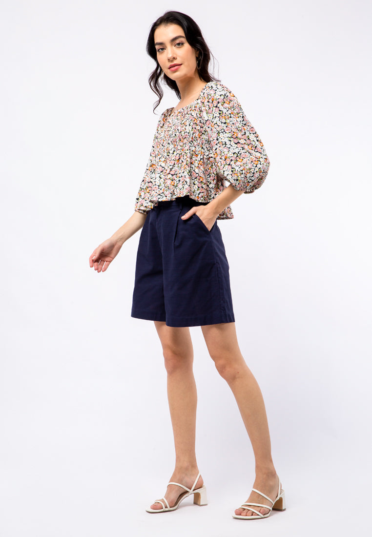 Ruched Crop Top