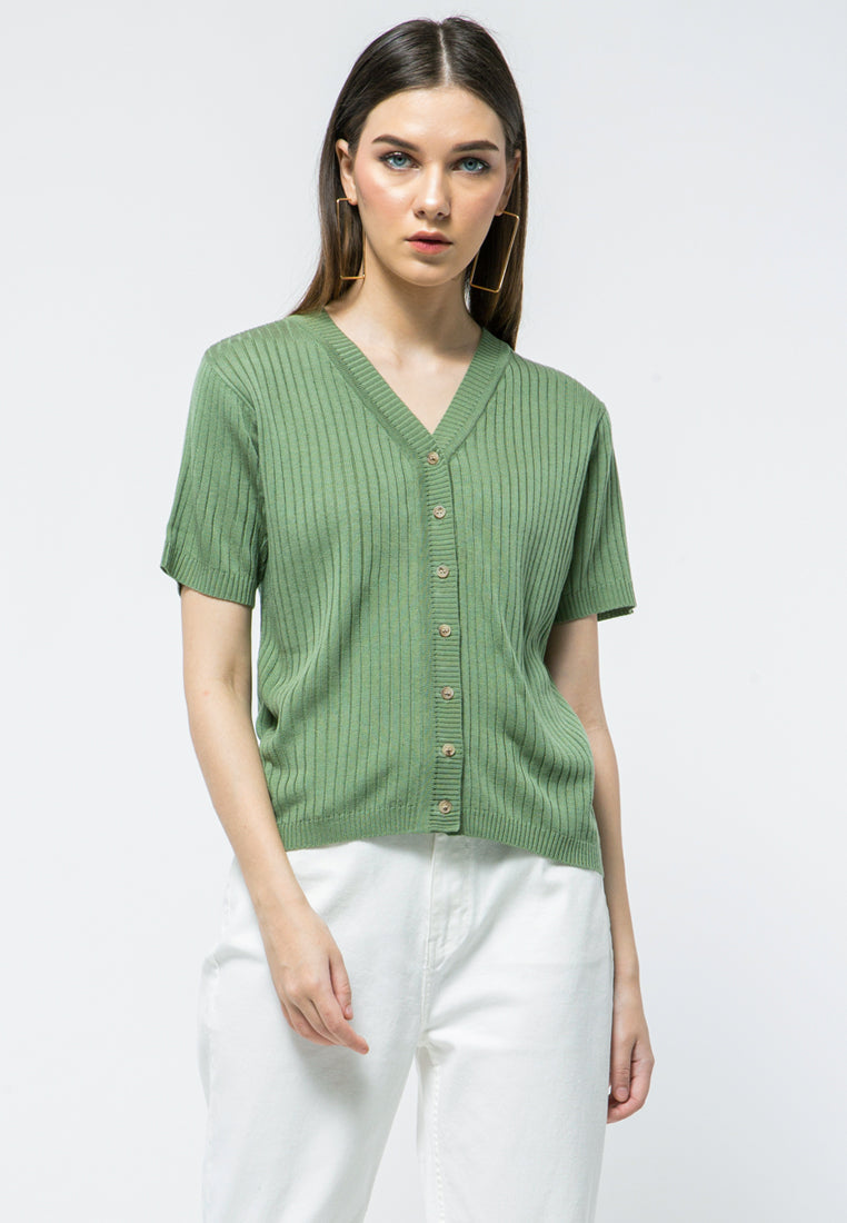 V-neck Blouse