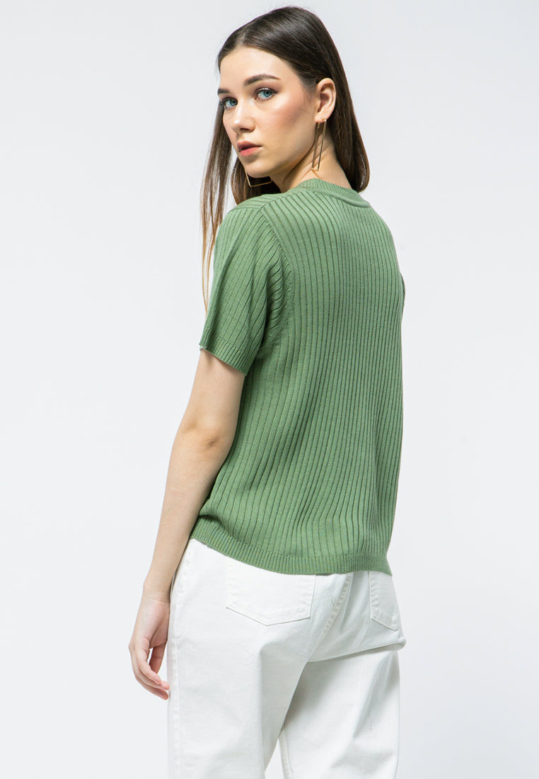 V-neck Blouse