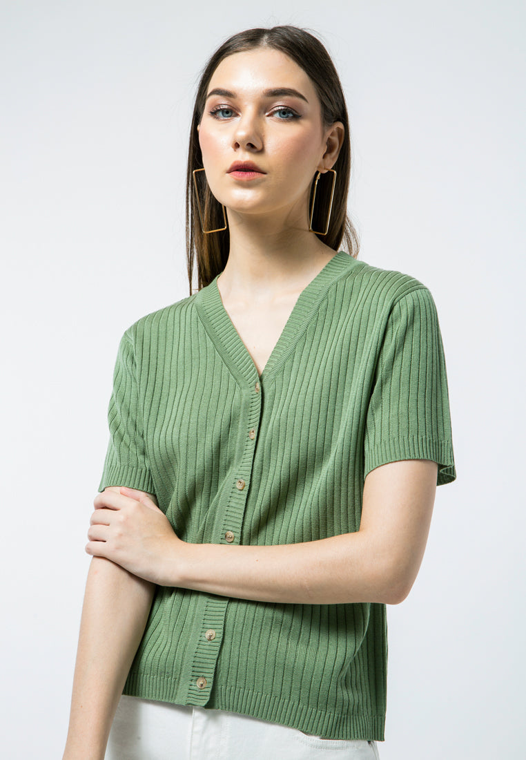 V-neck Blouse