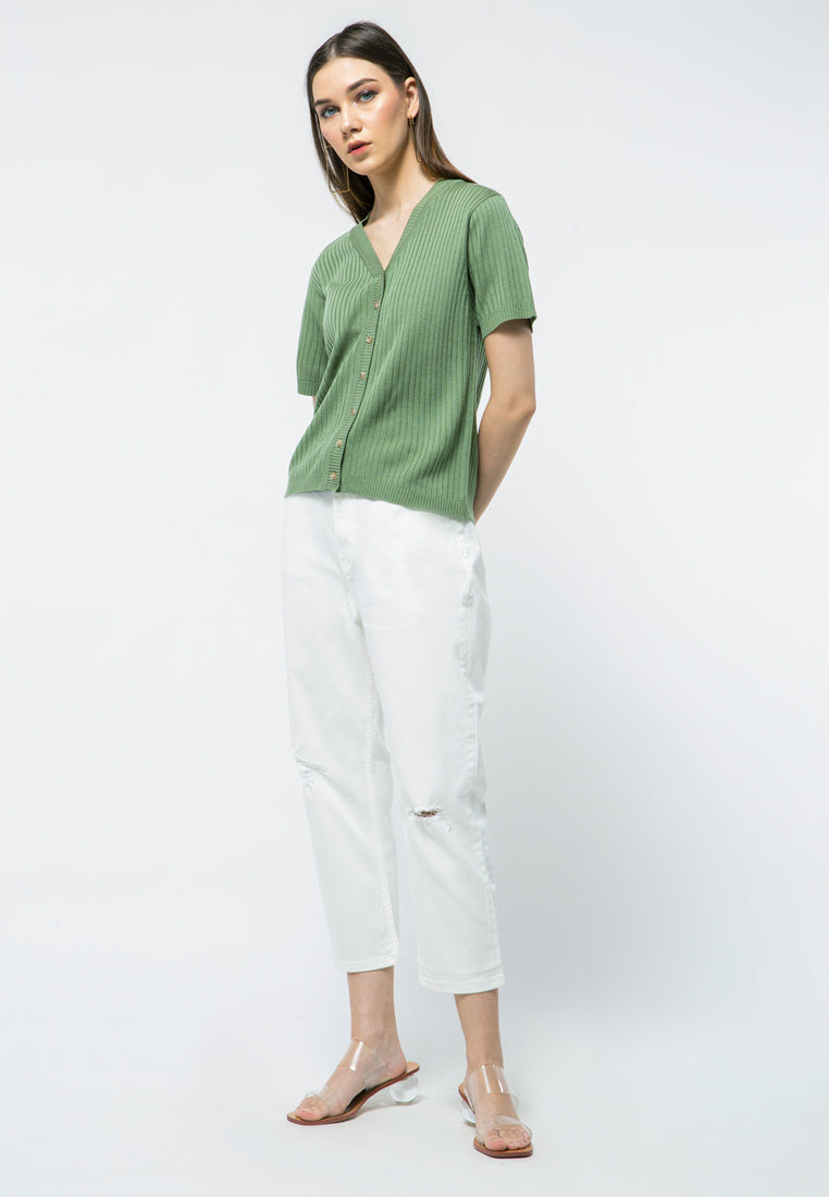 V-neck Blouse