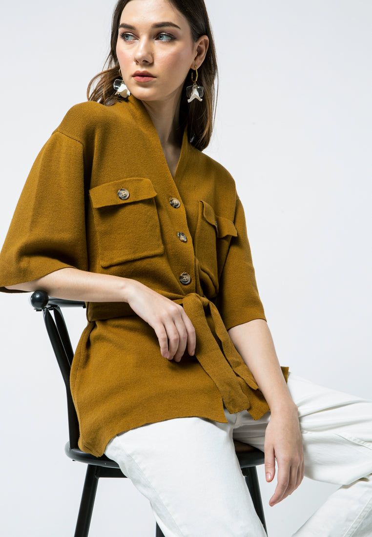 V-neck Blouse