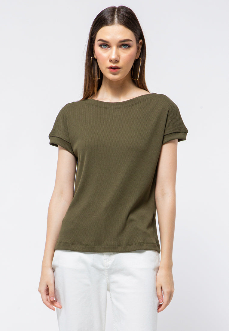 Boat Neck Blouse
