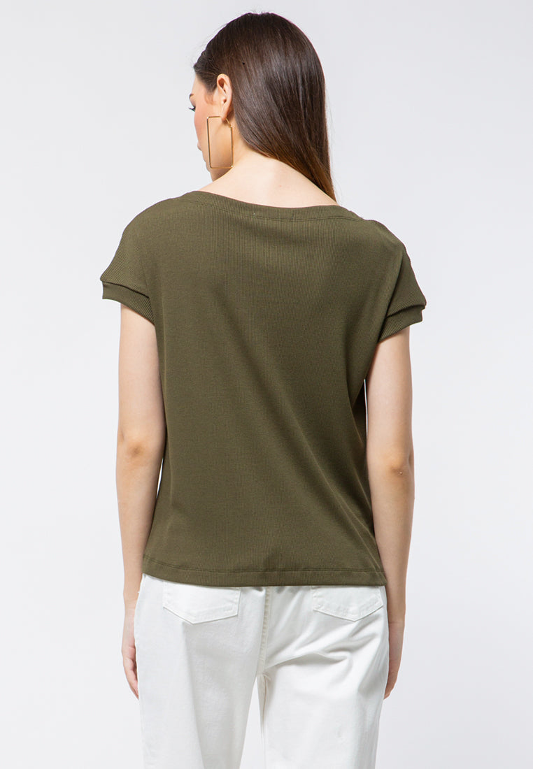 Boat Neck Blouse