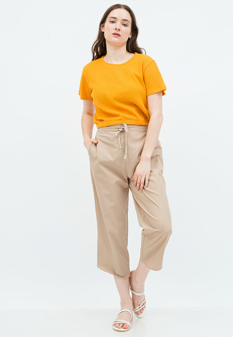 Cropped Knit Top