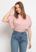 Puff Sleeve Crop Top