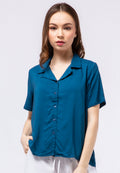 Pyjama Collar Loose Blouse