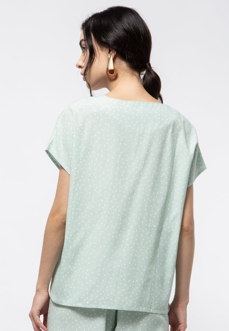 V-neck Lounge Wear Top