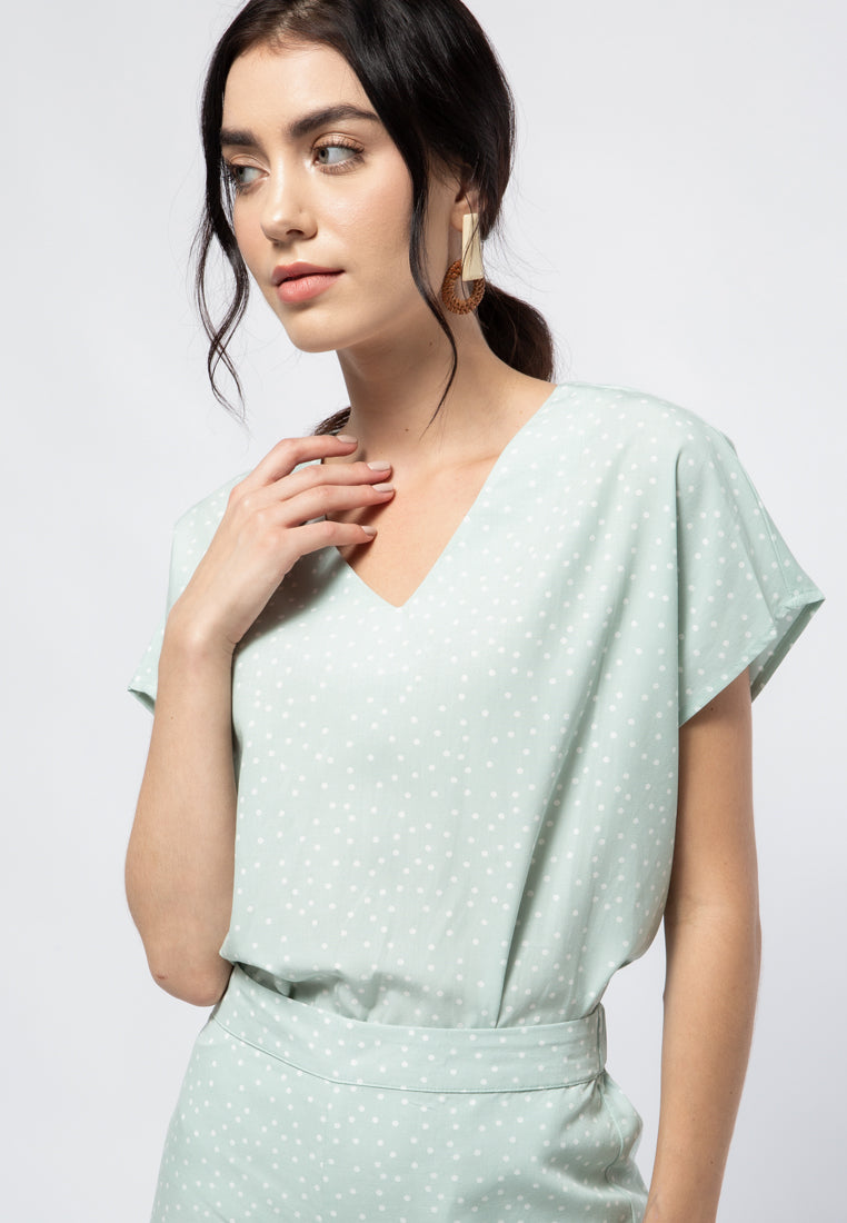 V-neck Lounge Wear Top