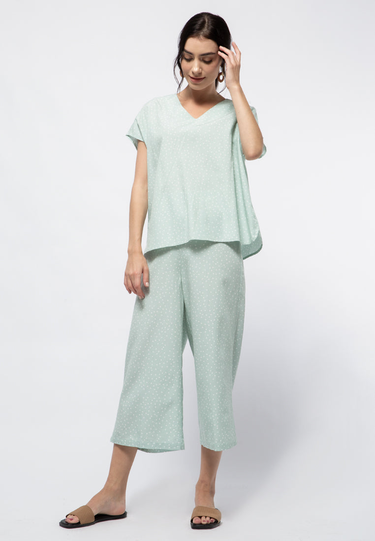 V-neck Lounge Wear Top