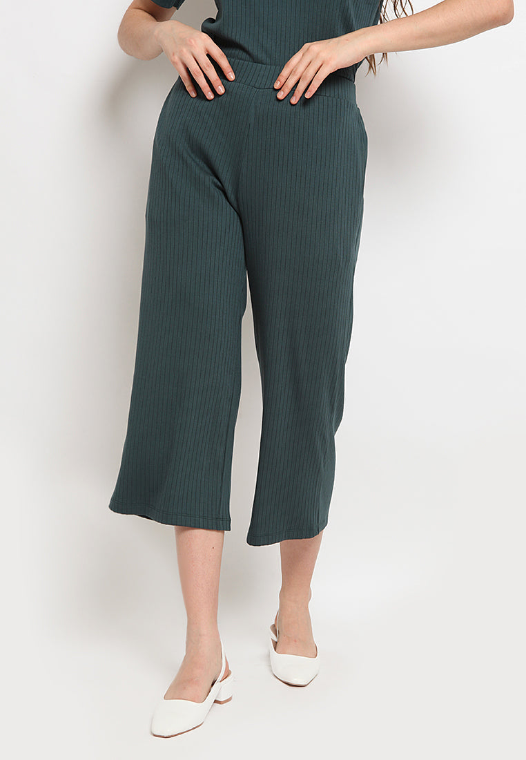 Rib Textured Culotte