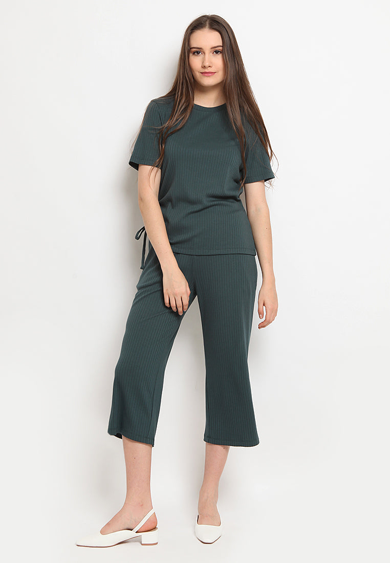 Rib Textured Culotte